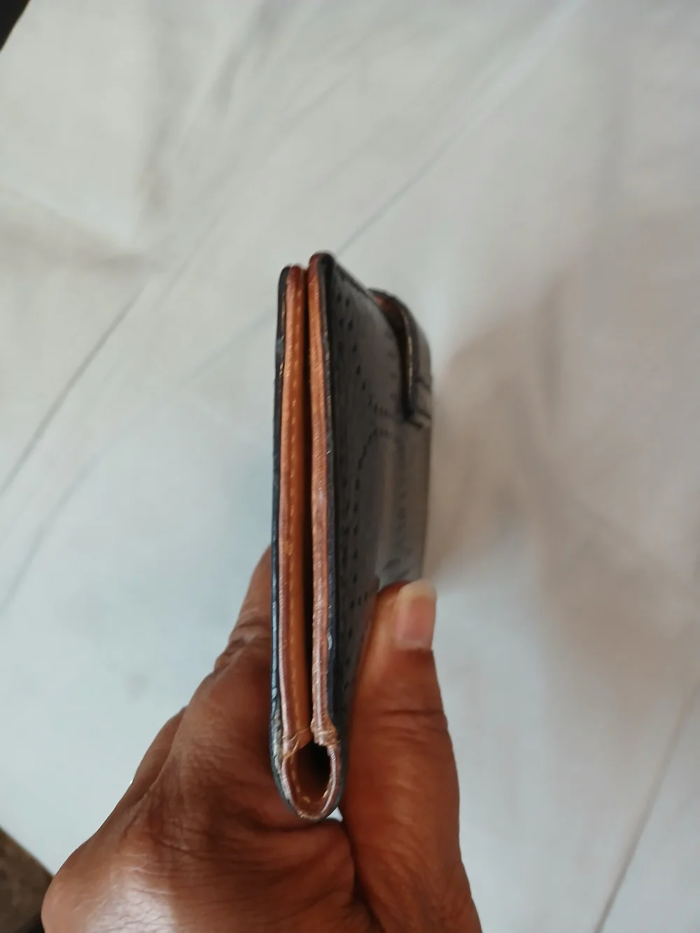 kate spade Black Leather Turn-Lock Continental Wallet with Stitch Detailing